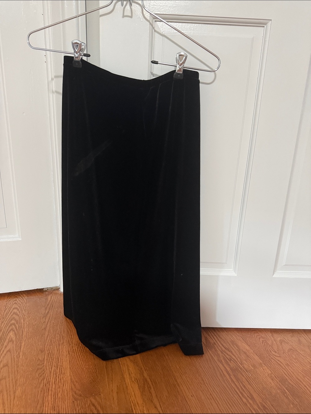 GAP Black Velvet Maxi Skirt